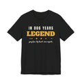 Senior Dog Birthday Shirt - In Dog Years, a Legend Tee - original t-shirt design by Pastime Goods