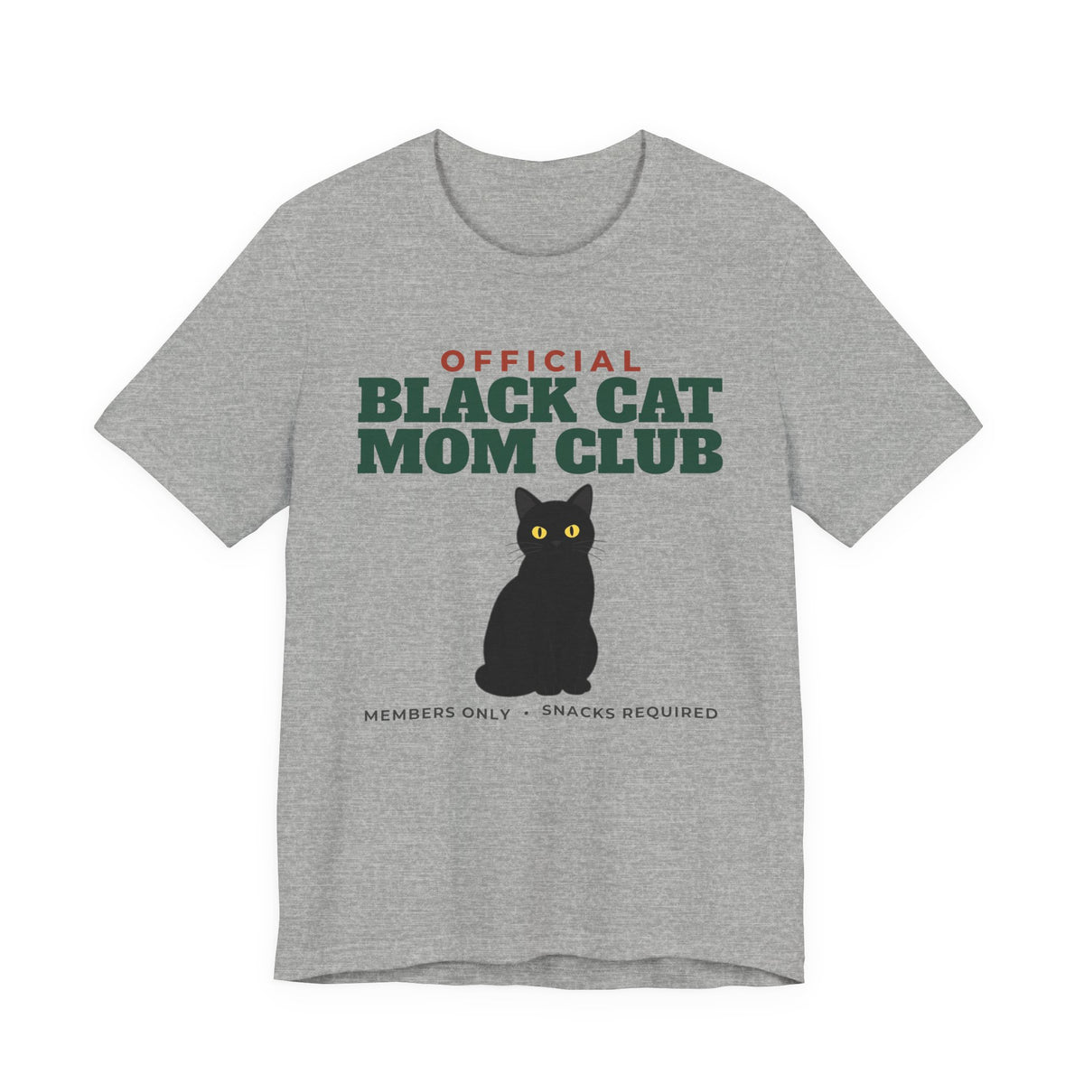 Official Black Cat Mom Club Tee | Black Cat Mom Gift
