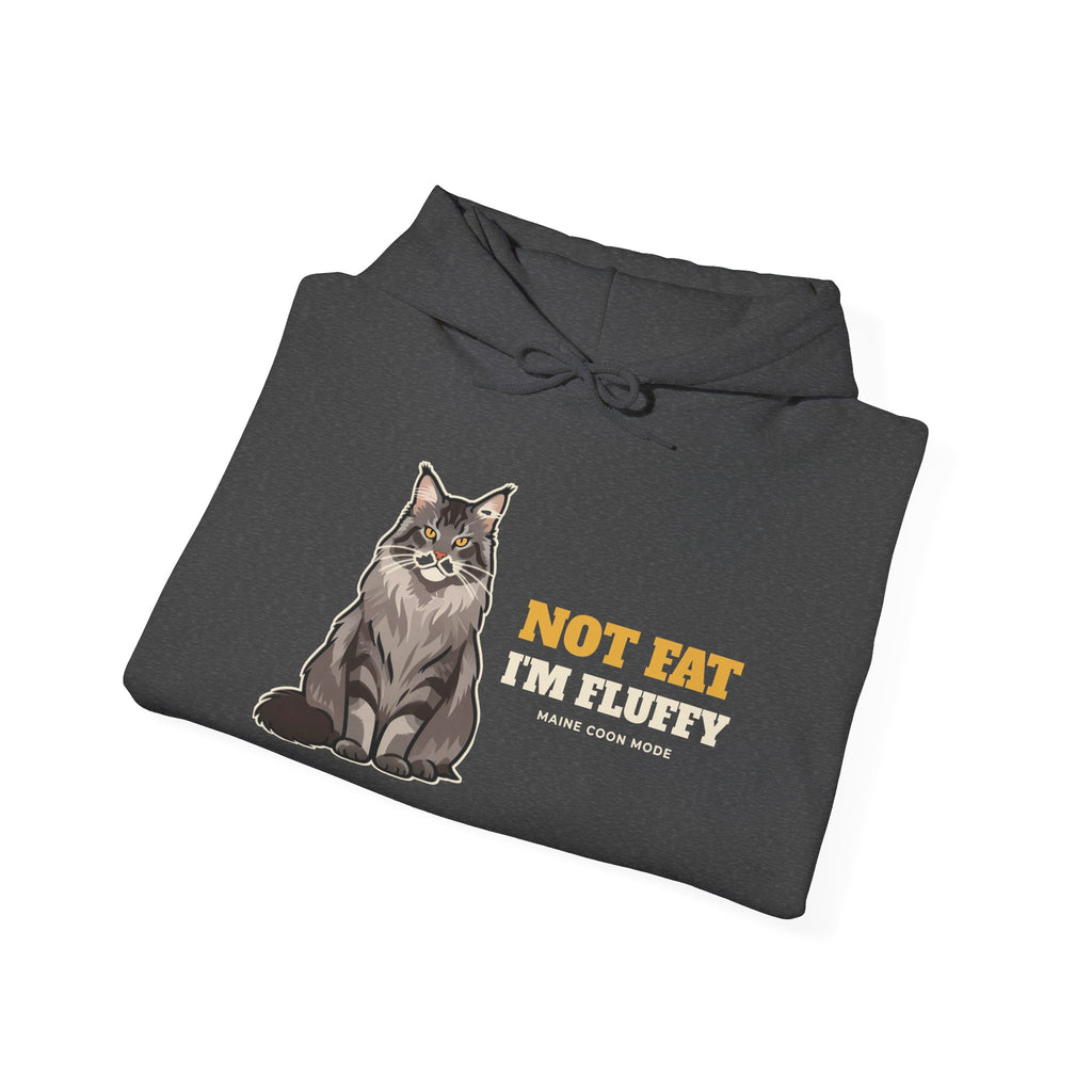Not Fat, I'm Fluffy Maine Coon Hoodie | Maine Coon Gift