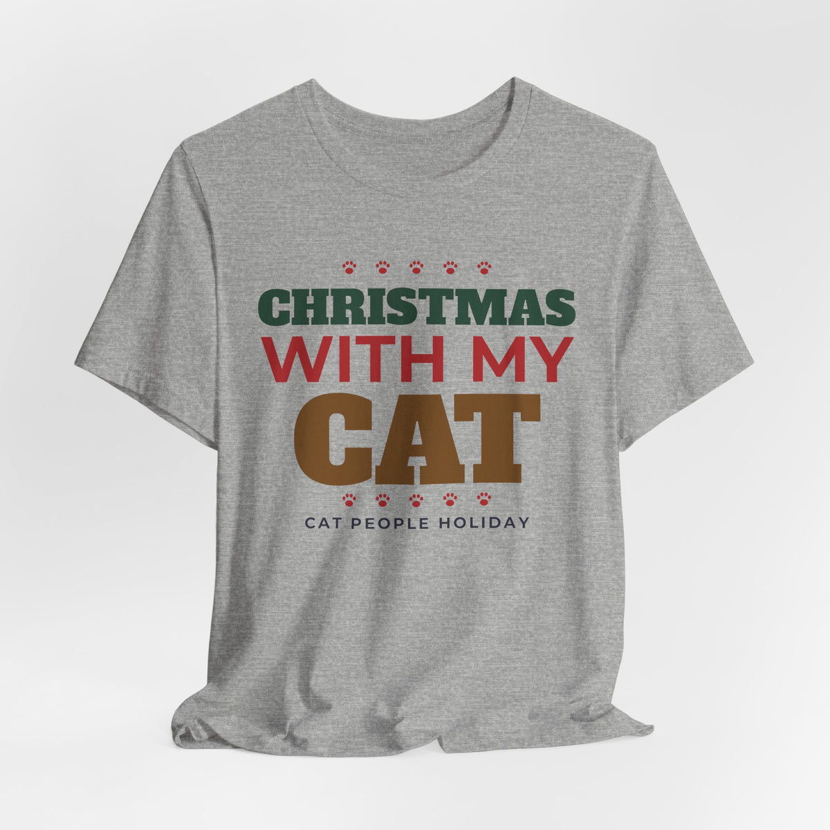 Christmas With My Cat Tee